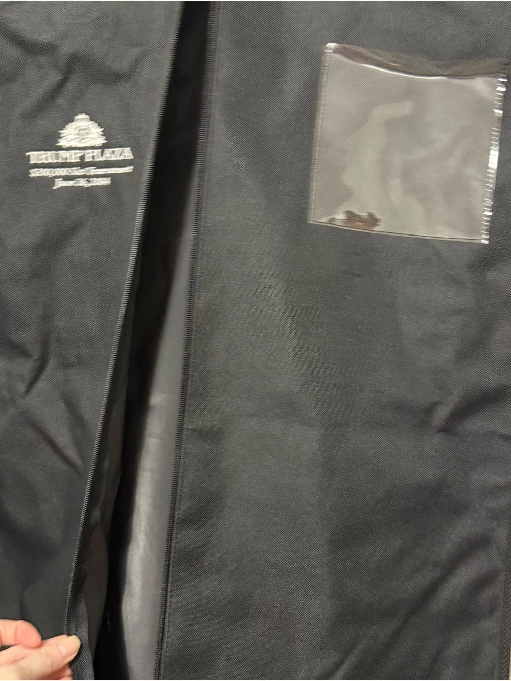 Vintage Trump Plaza Atlantic City Casino Garment Bag Hanging 2004 Memorabilia